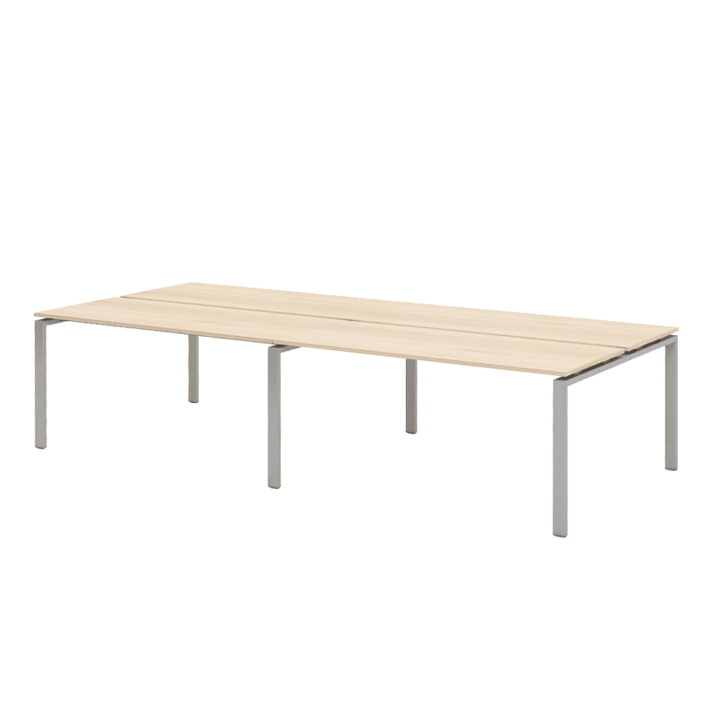 Коллекция Титан Бенч-система линейная на 4 рабочих места ТН316ТР-2х2+ТН316К-22, 3200х1450х742