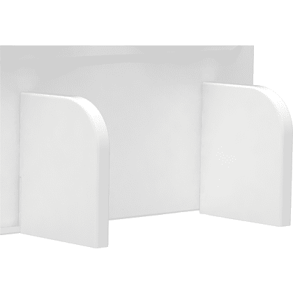 Полка Ergosmart Wooden Space S, 1000х382 мм, с подставкой для книг - 5