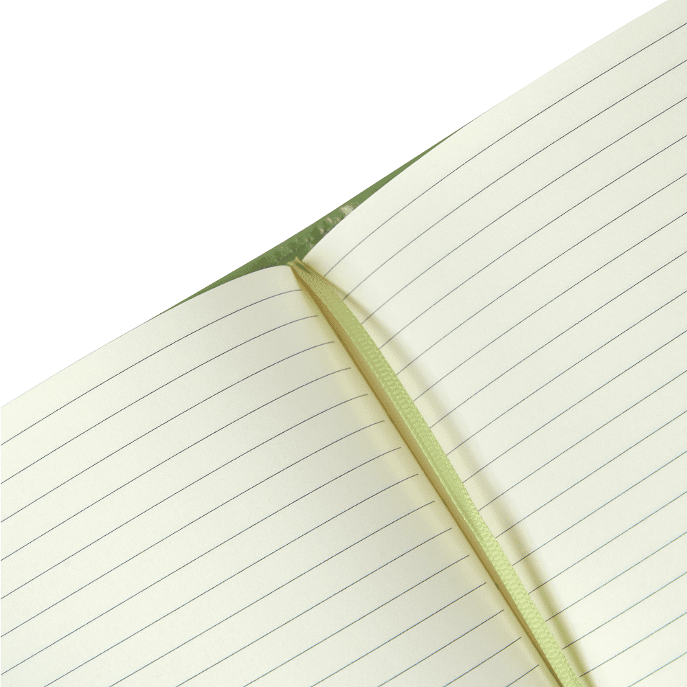 Блокнот "3223-10", А5, 80 листов, линейка, зеленый - 5