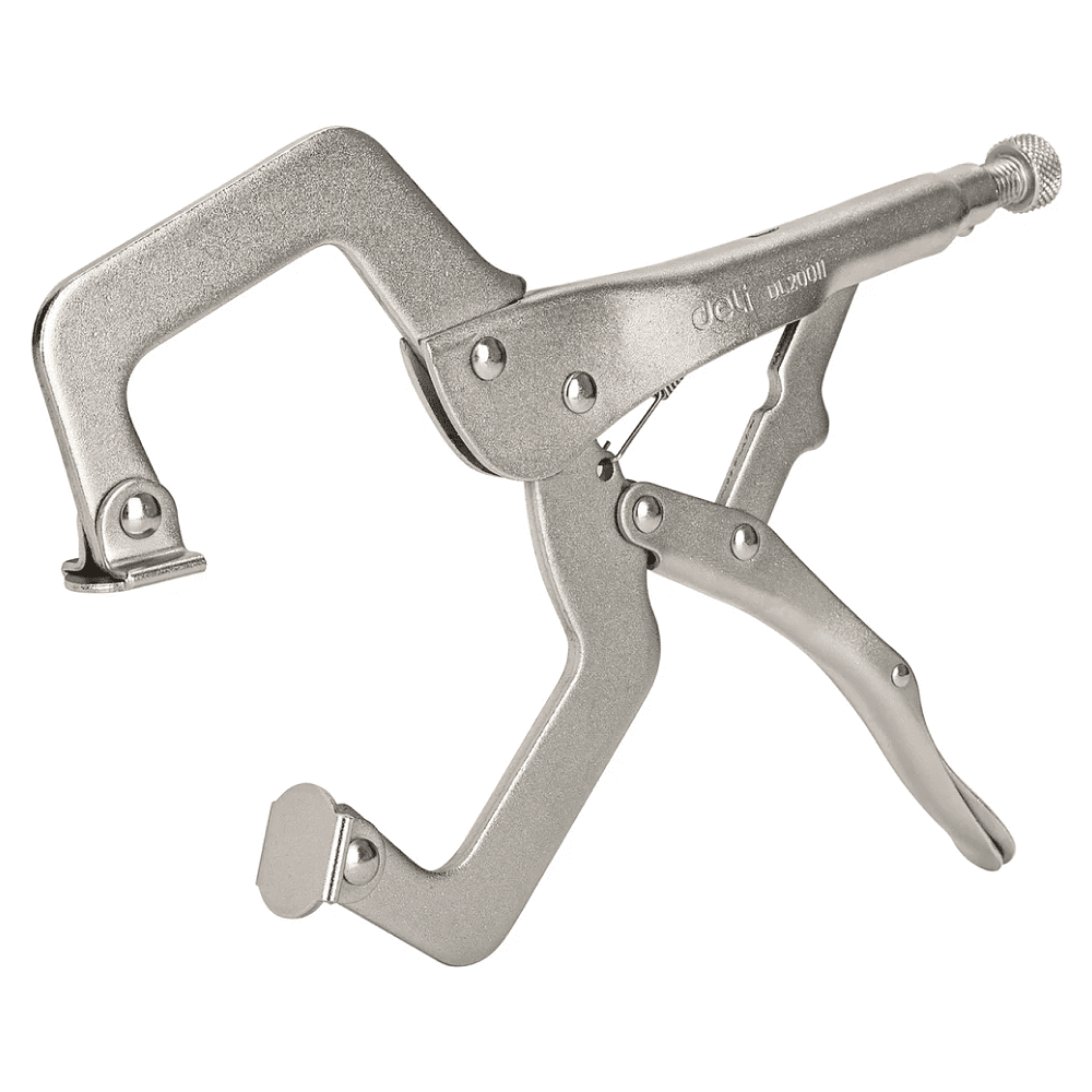 Клещи Deli YS DL20011, зажимные, С-образные с фиксатором, 280 мм - 2