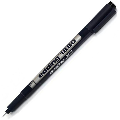 Ручка капиллярная "Edding 1880", 0.05 мм, черный