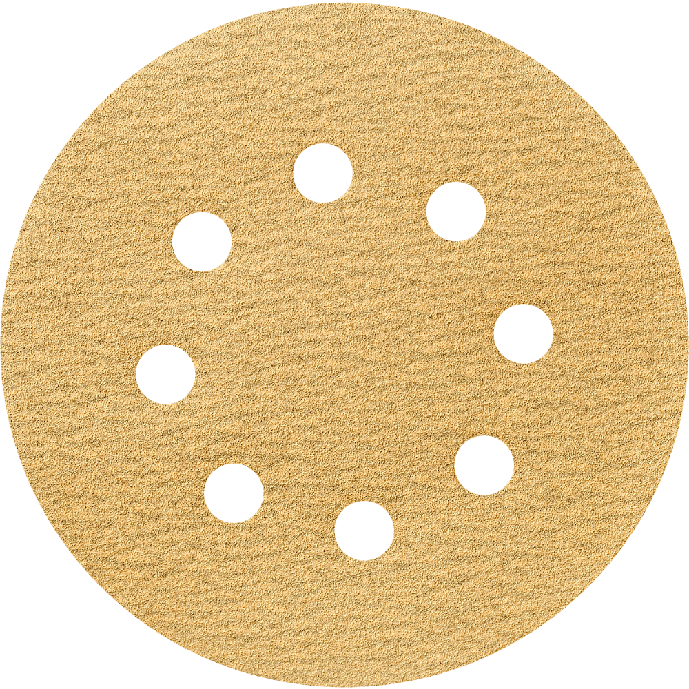 Круг шлифовальный абразивный Krugo Master, 8 отверстий, d125, p.40, 10 штук