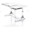Стол Comf-Pro King Desk, 1400х765х(530-770) мм, белый, зеленый - 2