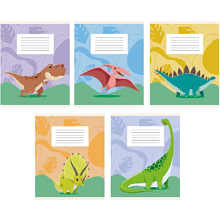 Тетрадь "Динозаврики"