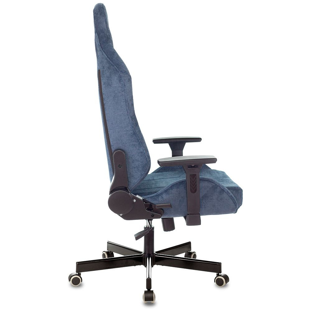 Кресло игровое Бюрократ "VIKING KNIGHT N1 Fabric", ткань, металл, синий - 7