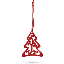 Набор новогодних игрушек "Jubany", 5 шт, красный