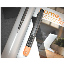 Нож строительный Deli HS HT4009C, 9 мм, Soft Touch, оранжевый