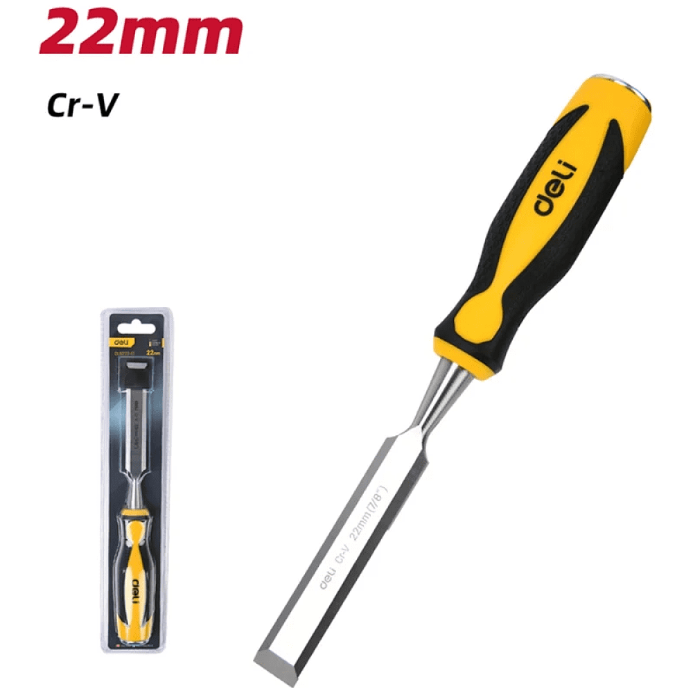 Стамеска "Deli" 22 мм, желтый - 2