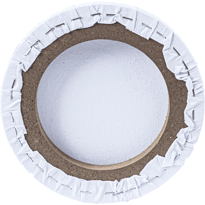 Холст на подрамнике круглый "Сонет", 20 см, хлопок, 280 г/м2, среднее зерно - 2