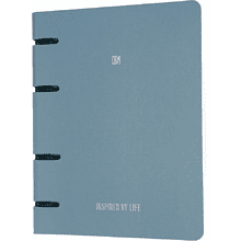 Тетрадь "Floreale. Smoky Sky", А5, 120 листов, клетка, голубой