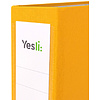 Папка-регистратор "Yesli:", А4, 75 мм, ПВХ, желтый - 2