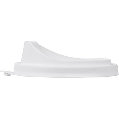 Крышка пластиковая для стаканов d=80 мм, для горячих напитков, 50 шт/упак, флип-топ, белый - 5