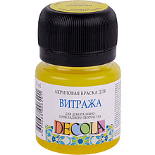 Краска акриловая для витража "Декола"