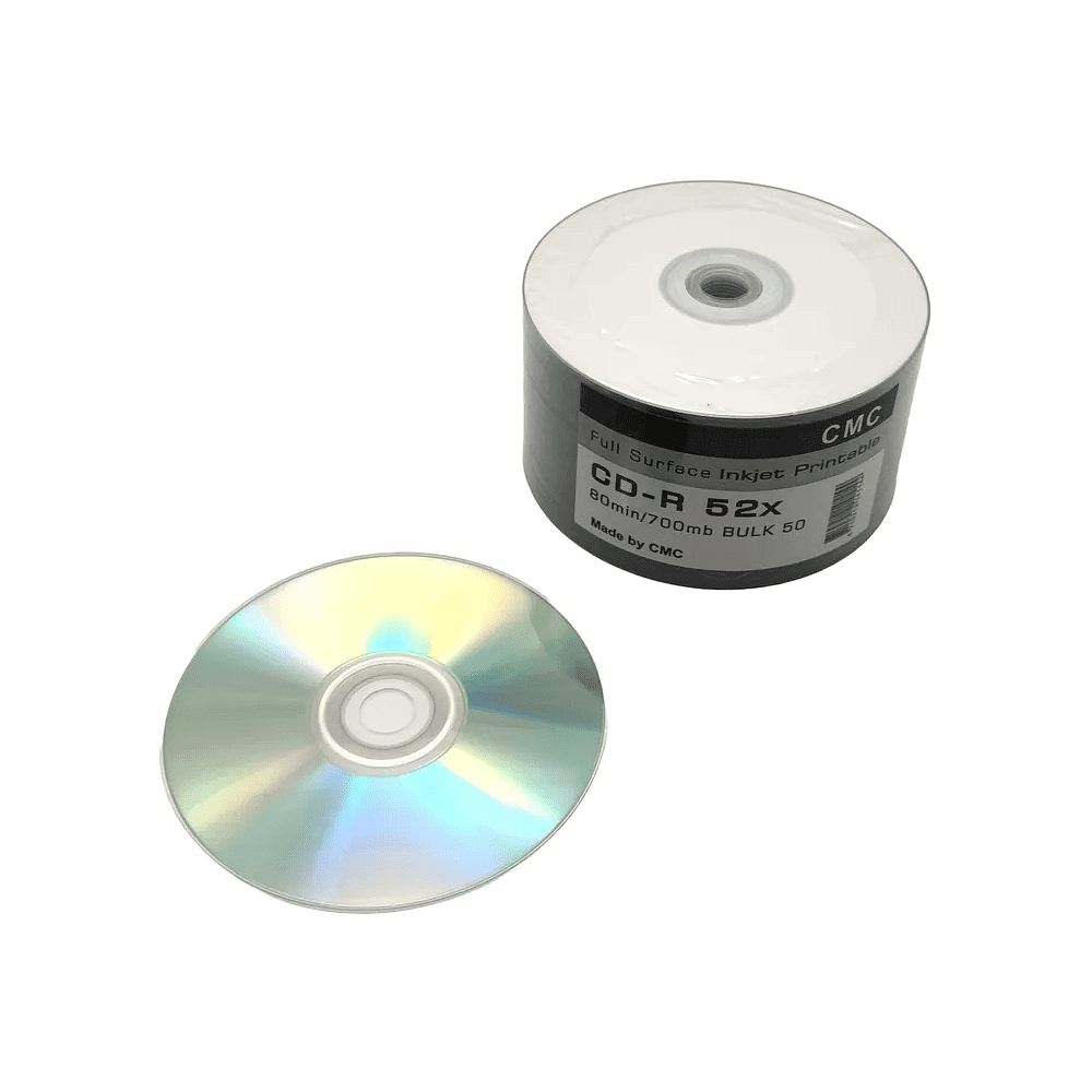 Диск CD-R, 700Mб, 52x, CMC Printable, 50 шт - 3