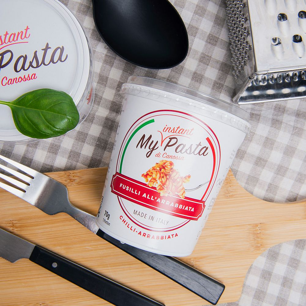 Паста фузилли "My instant pasta" с соусом арабьята, 70г - 3