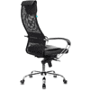 Кресло для руководителя Бюрократ "CH-609SL", экокожа, сетка, металл, черный - 3