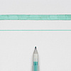 Ручка гелевая "Gelly Roll Stardust", 0.5 мм, прозрачный, стерж. зеленый - 2