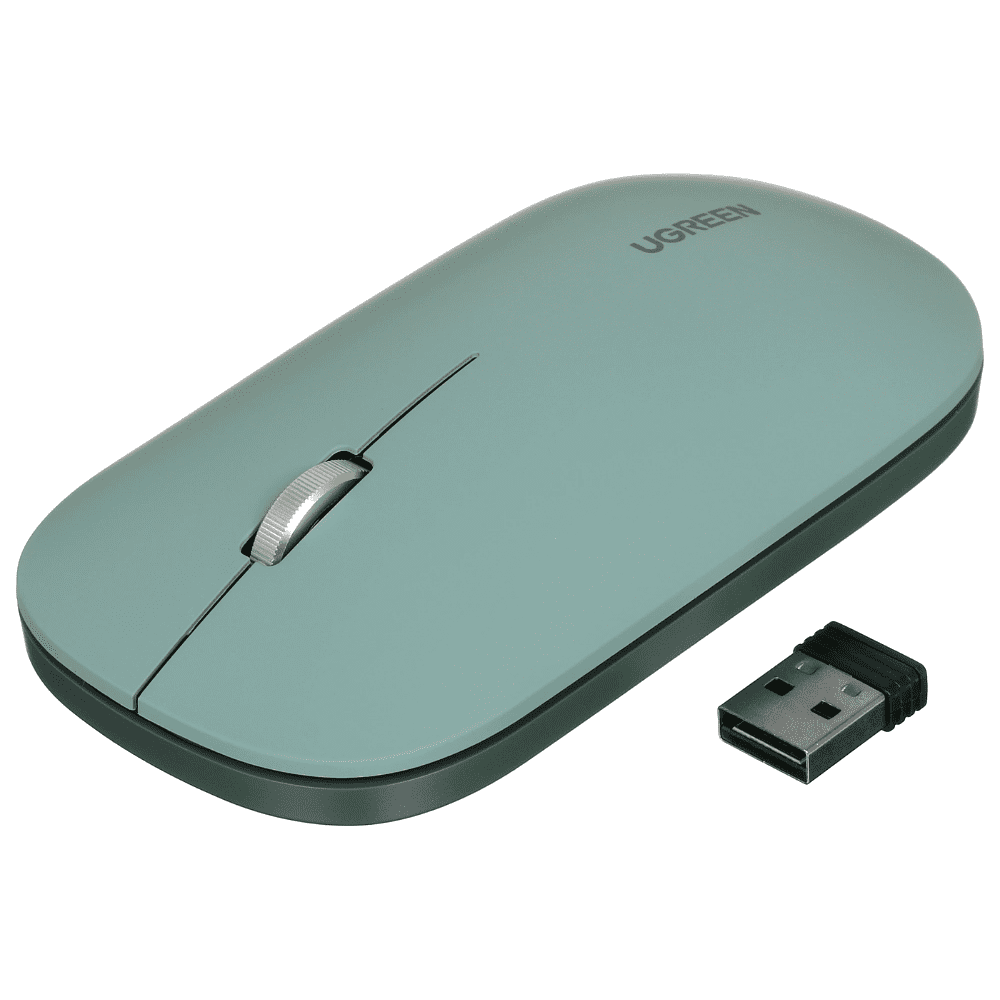 Мышь Ugreen MU001/90374, беспроводная, зеленый - 6