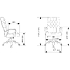 Кресло компьютерное Бюрократ T-9928SL Fabric, ткань, черный - 10
