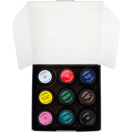 Краска акриловая глянцевая "Декола", набор 9 цветов, 20 мл, банки - 6