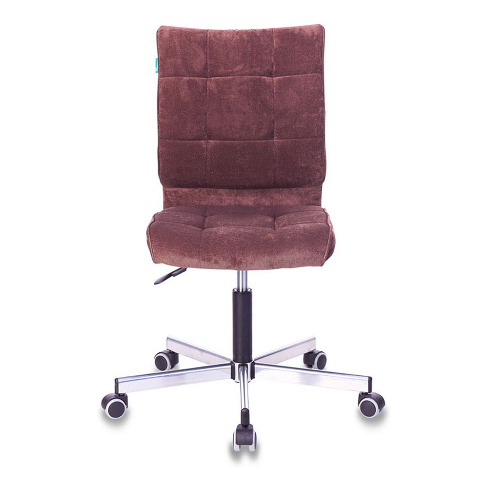 Кресло для персонала "Бюрократ СH-330M/LT", ткань, металл, темно-коричневый - 2