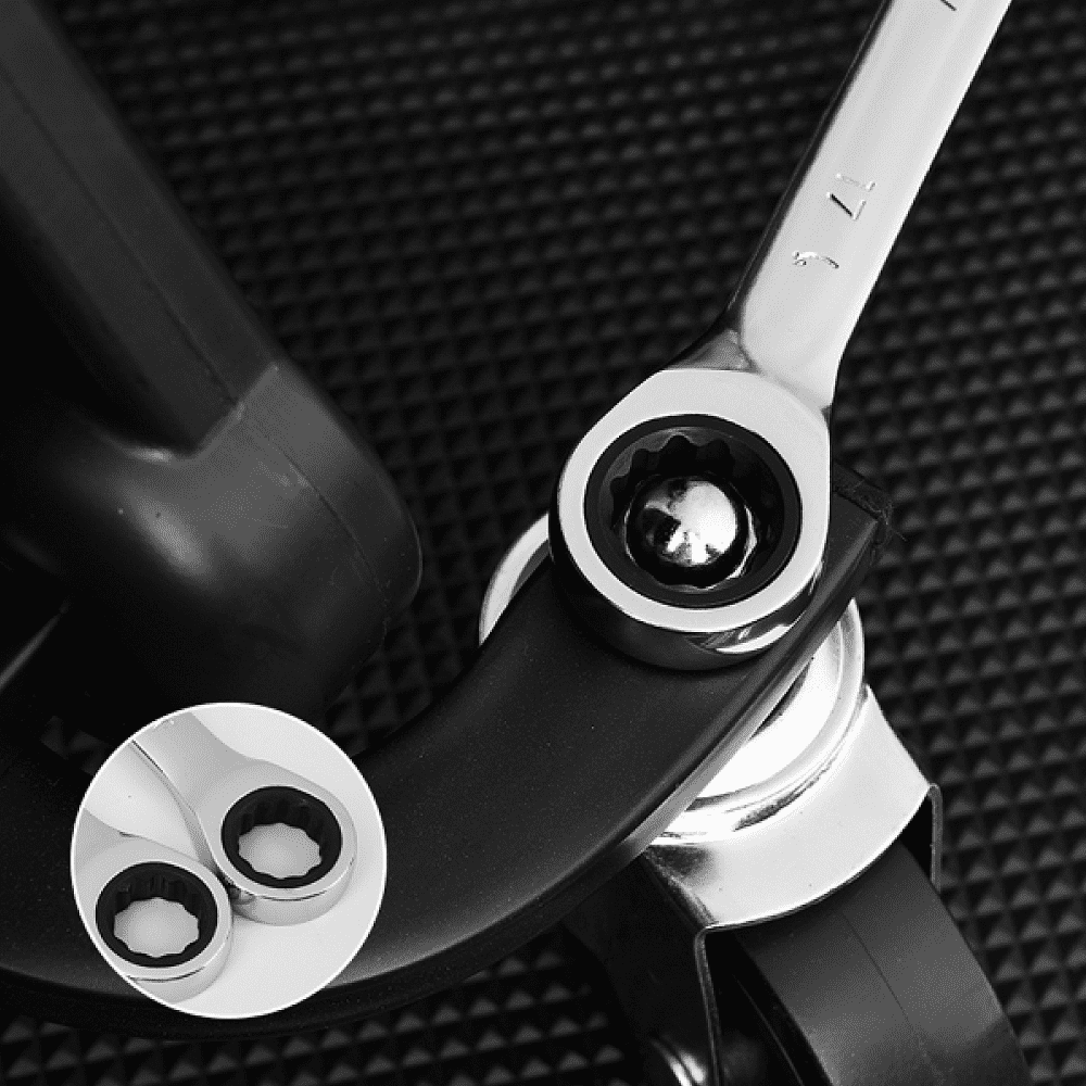 Ключ комбинированный Deli YS EDL34130, 30 мм, с трещоткой, 72 зуба - 2