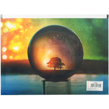 Папка-конверт на молнии "Fantasy", A4, разноцветный