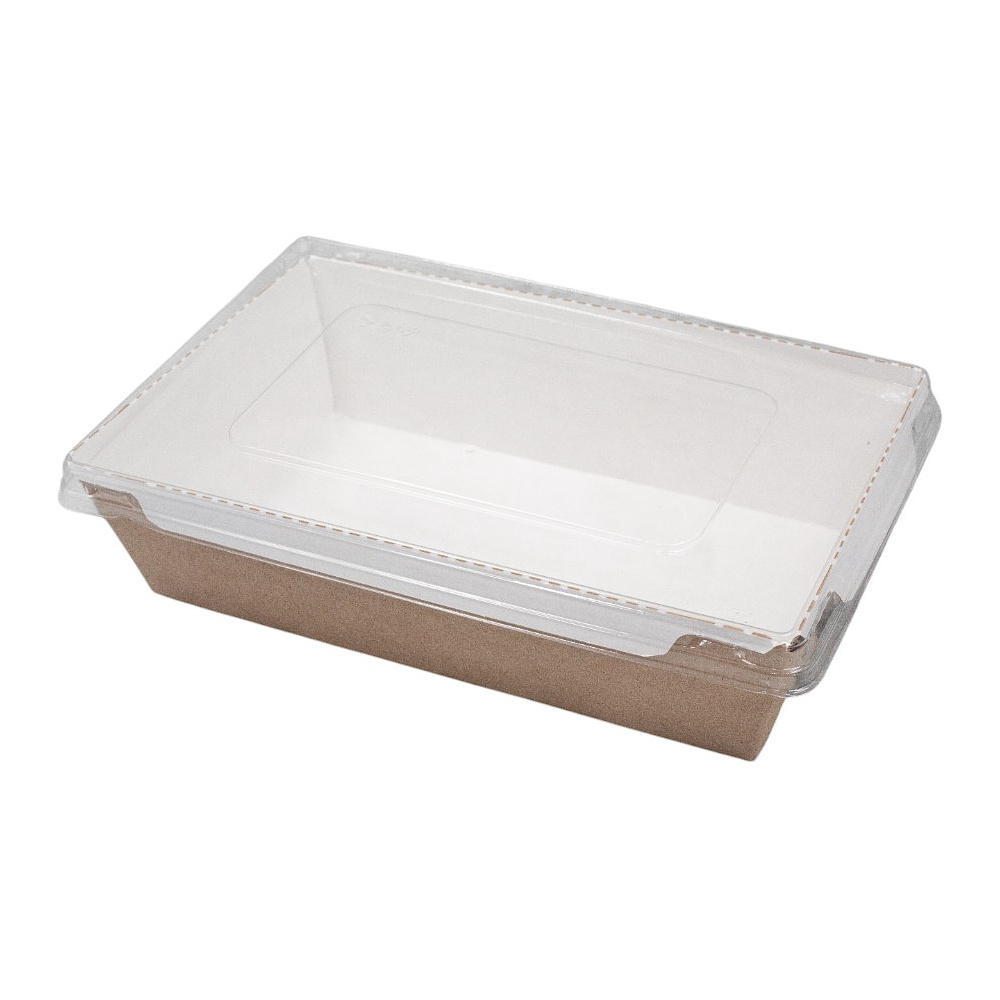 Контейнер бумажный для салата, 500 мл, 300 шт/упак, крафт