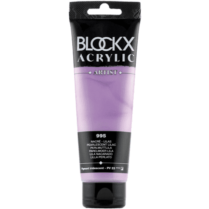 Краски акриловые "Blockx", 995 жемчужный лиловый, 120 мл