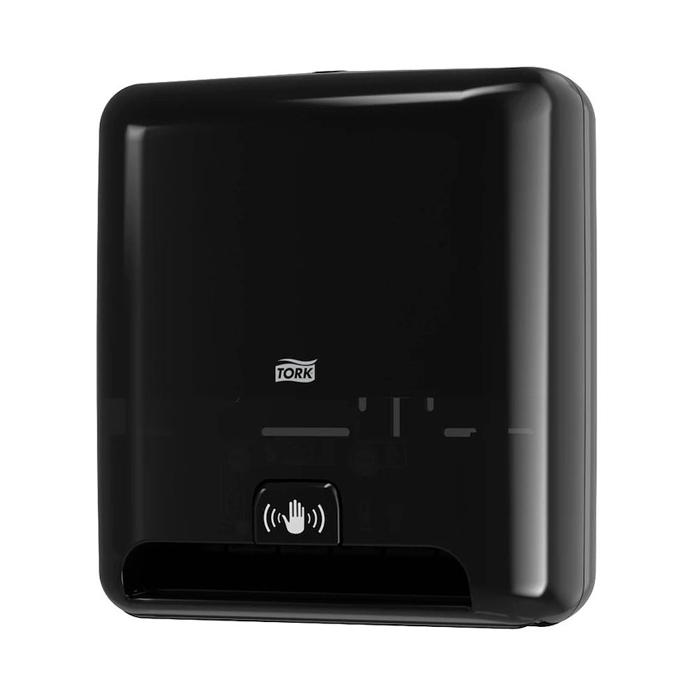 Диспенсер для полотенец в рулонах сенсорный H1 Tork "Matic", ABS-пластик, черный