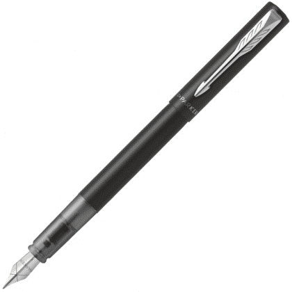 Ручка перьевая Parker "Vector XL" F21, М, черный, патрон синий