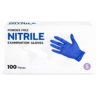 Перчатки нитриловые неопудренные одноразовые, р-р S , 100 шт./уп., фиолетовый