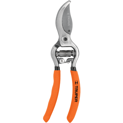 Секатор садовый Truper Т-66, 150 мм, SK5, оранжевый