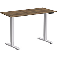 Стол с электроприводом WellDesk Prime 1300x675х18 белый/дуб санта-фе винтаж (9191462+9178196)