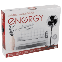 Электровентилятор напольный "Energy ELEGANCE EN-1625", с пультом, черный