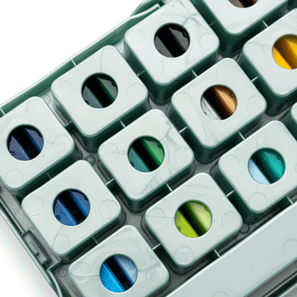 Краски акриловые"Himi Jelly Cup", набор 36 цветов, 12 мл, кювета - 4