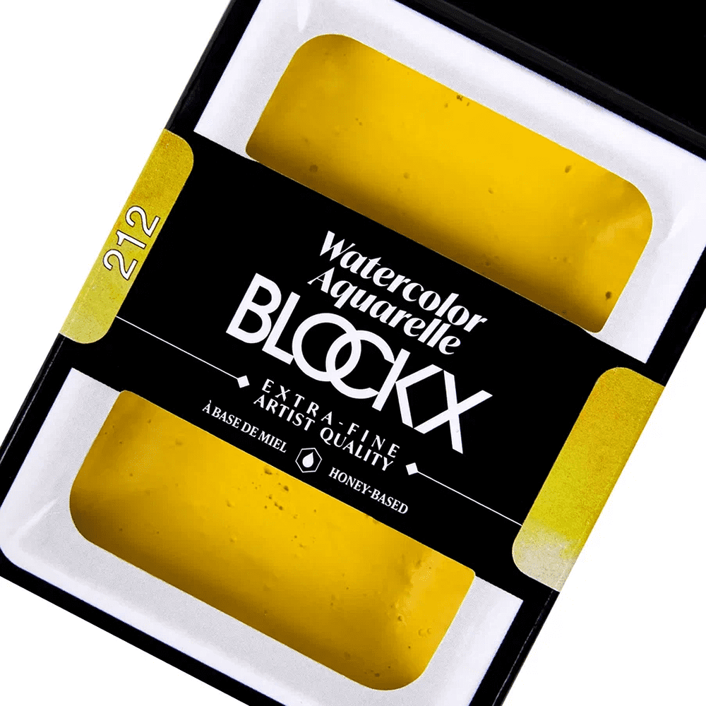 Краски акварельные "Blockx. Giant pan" 112 неаполитанский желтый, 18 мл., кювета - 3