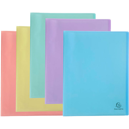 Папка c файлами "Chromaline Pastel", 60 карманов, ассорти - 8