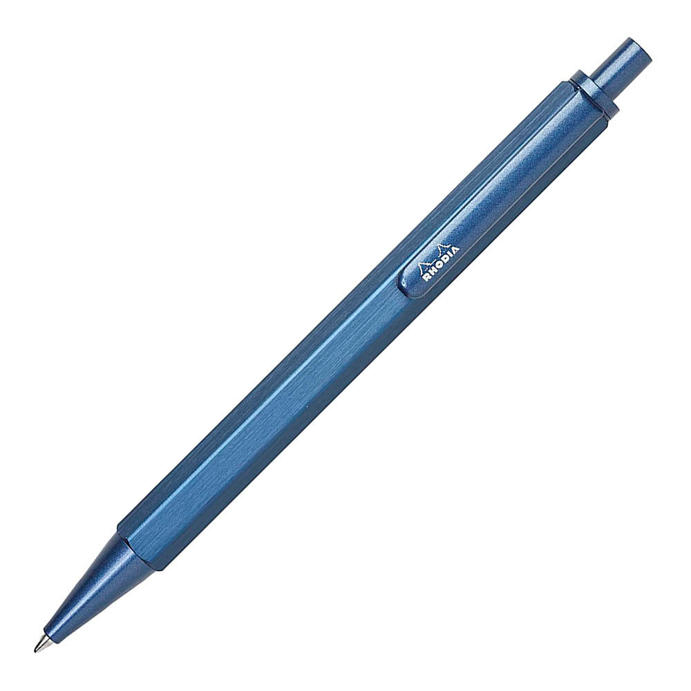 Ручка шариковая автоматическая "scRipt", 0.7 мм, темно-синий, стерж. черный