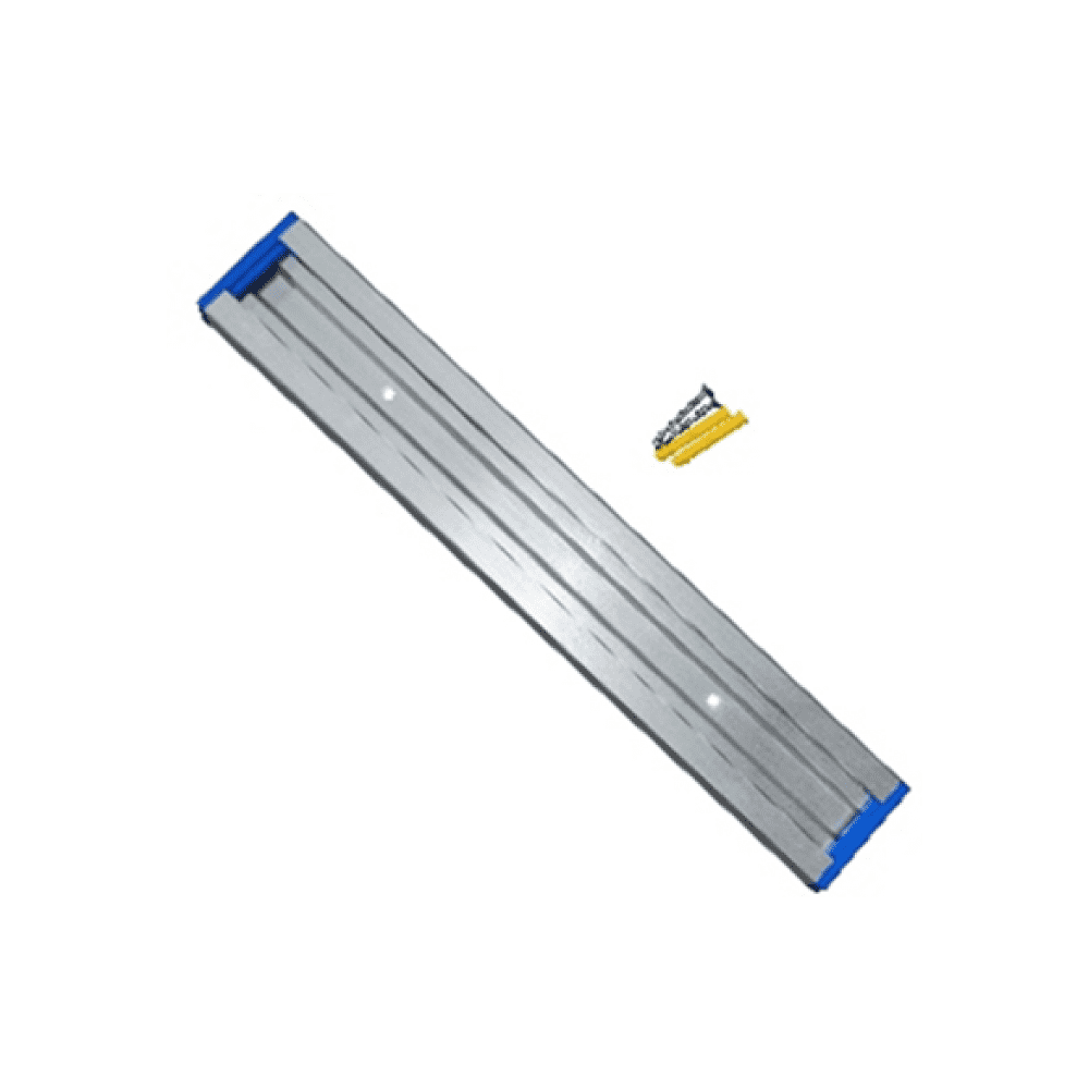 Кронштейн настенного крепления под 4 предмета с заглушками, 33 см, синий