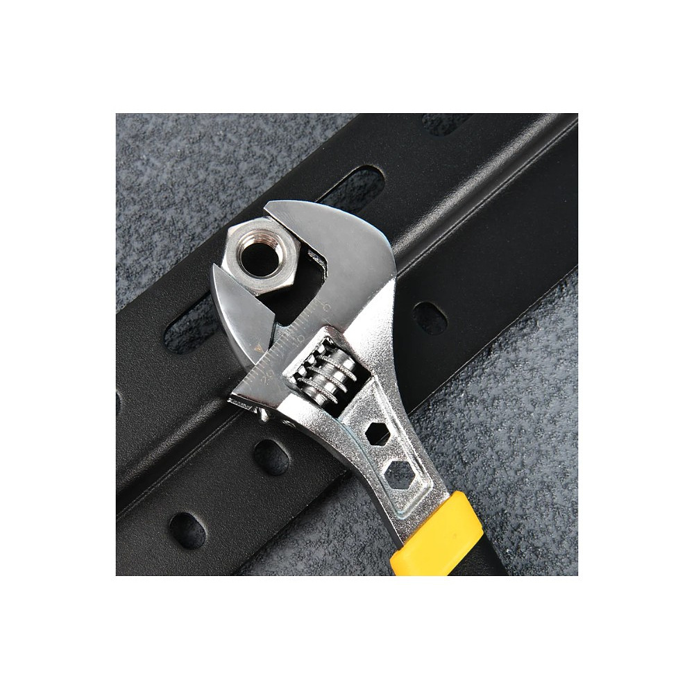 Ключ разводной Deli YS EDL30106, 150 мм, раскрытие губок 22 мм - 4