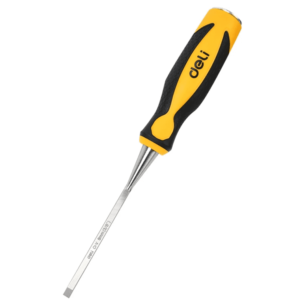 Стамеска "Deli" 9 мм, желтый