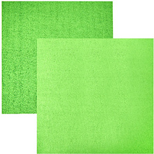 Салфетка из микроволокна прорезиненная, 250г/м2, 30х30см, 2шт/упак, зеленый