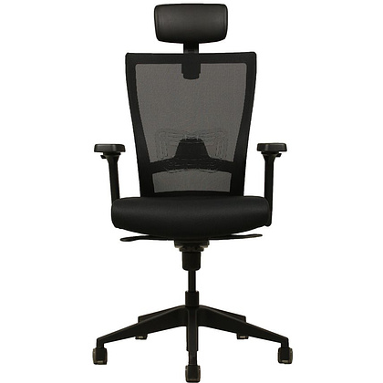 Кресло для руководителя "Art line", ткань, пластик, черный