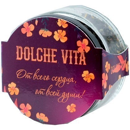 Чай Dolche vita "От всего сердца, от всей души", 50 г, черный