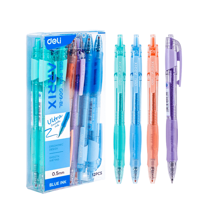 Ручка роллер "Arrix", 0.5 мм, ассорти, стерж. синий - 2