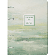 Тетрадь "Fantasy. Гармония", А5, 80 листов, в клетку, на кольцах, зеленый