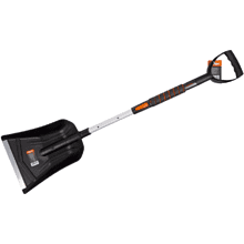 Лопата снеговая автомобильная телескопическая Amigo, 255x300, рукоятка 850-1040, черная