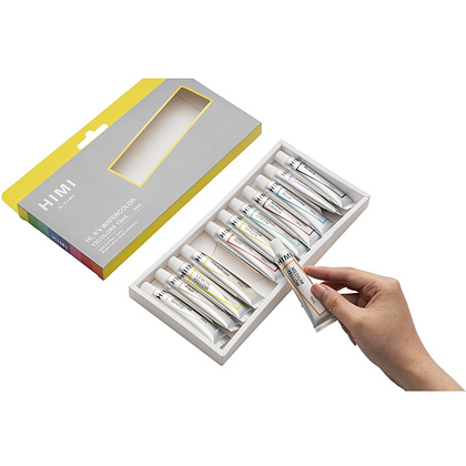 Краски акварельные "Himi Miya", 24 цвета, тубы - 10