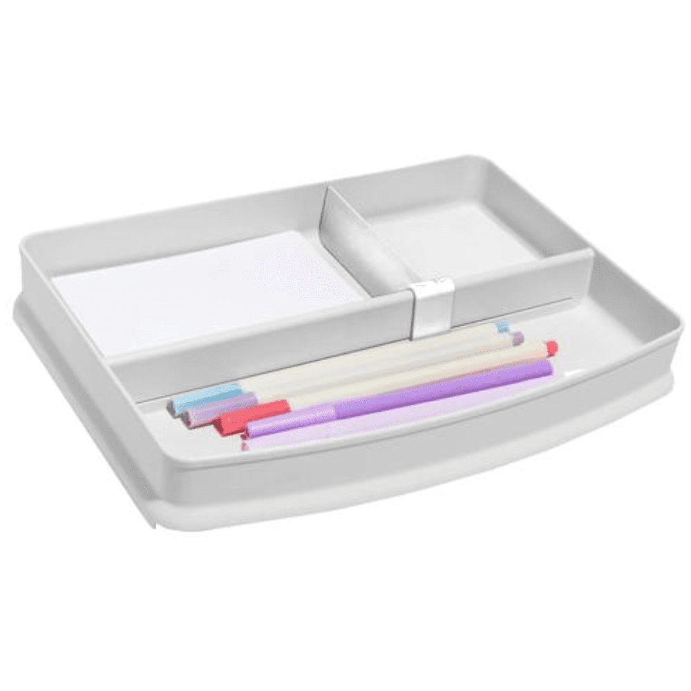 Подставка для канцелярских мелочей “Autentik”, 3 деления, белый - 4